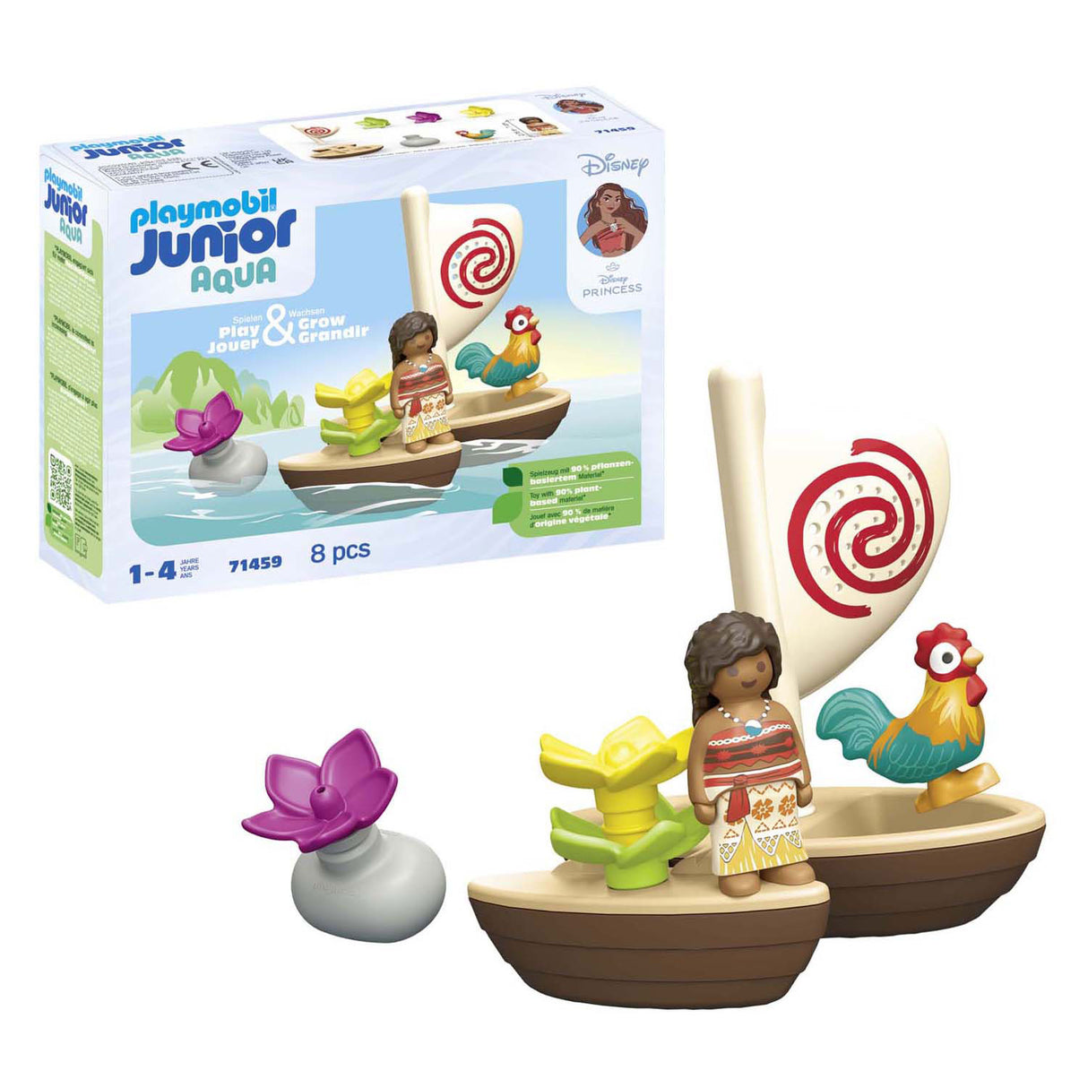 Playmobil junior disney vaianas katamaran - 71459