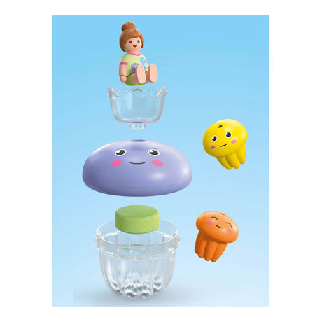 Playmobil junior tinti farverige vandmænd familie - 71439