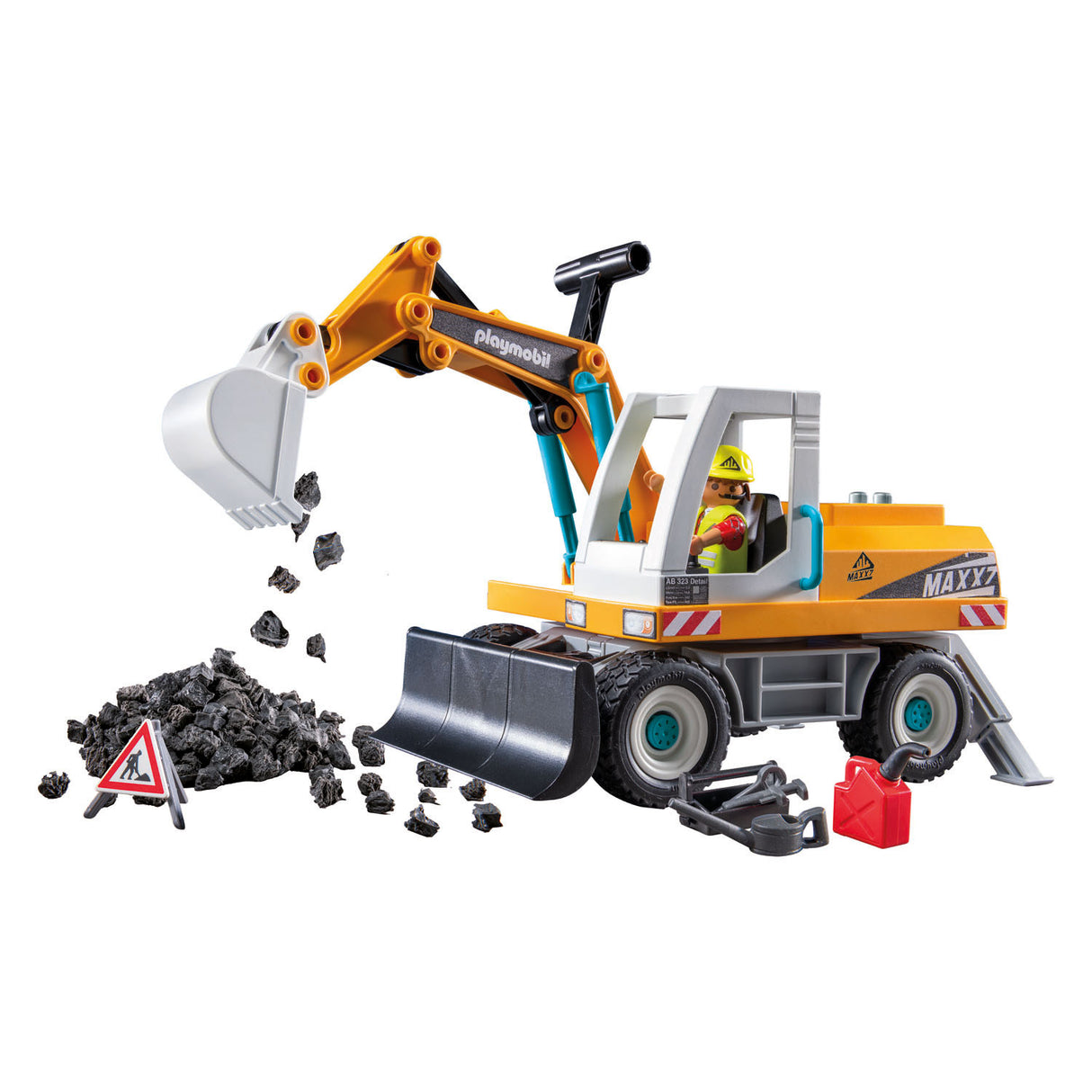 Playmobil action heroes stor gravemaskine 71749