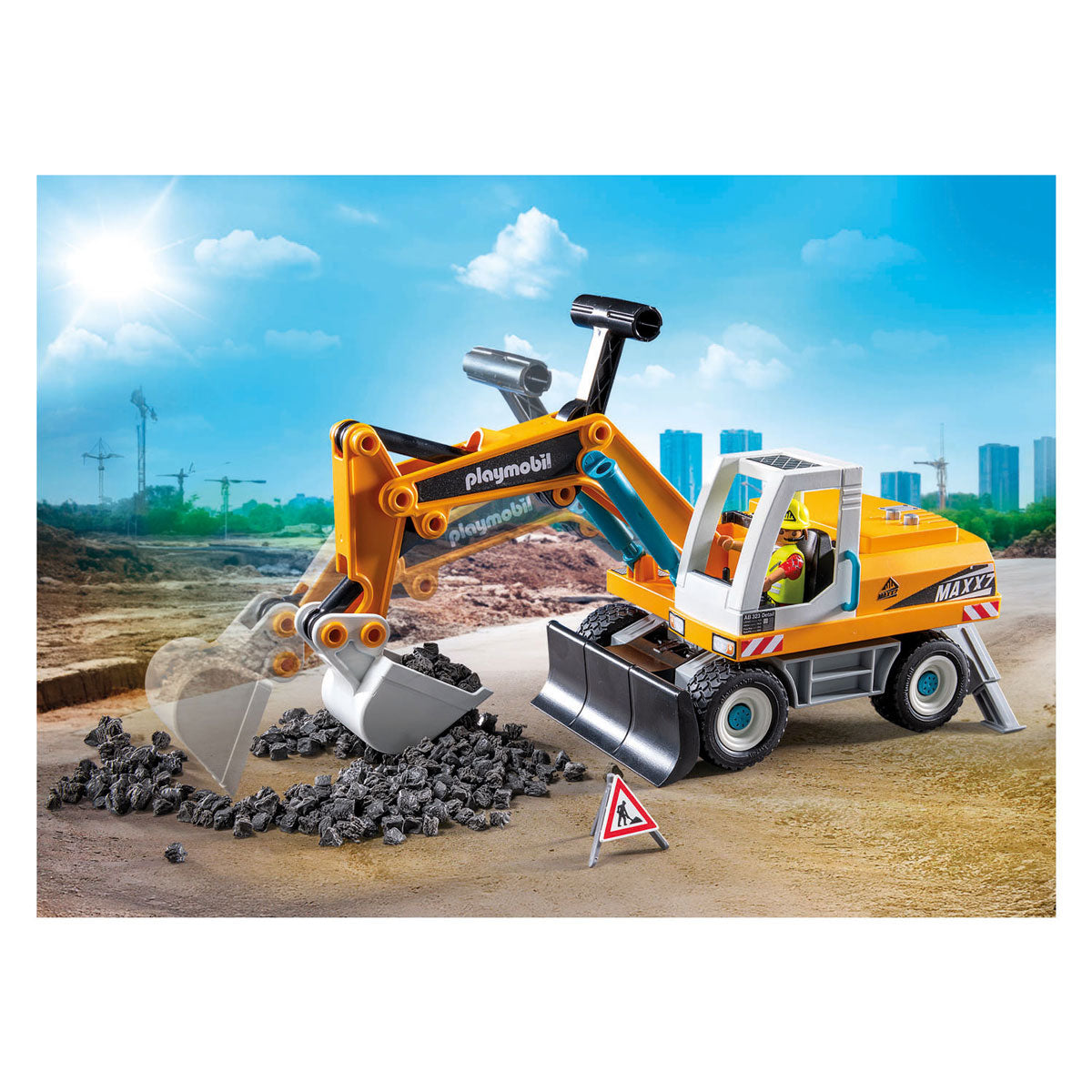 Playmobil action heroes stor gravemaskine 71749