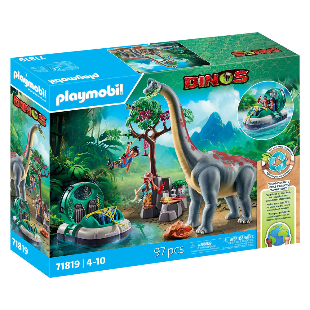 Playmobil Dinos Brachiosaurus med Hovercraft 71819