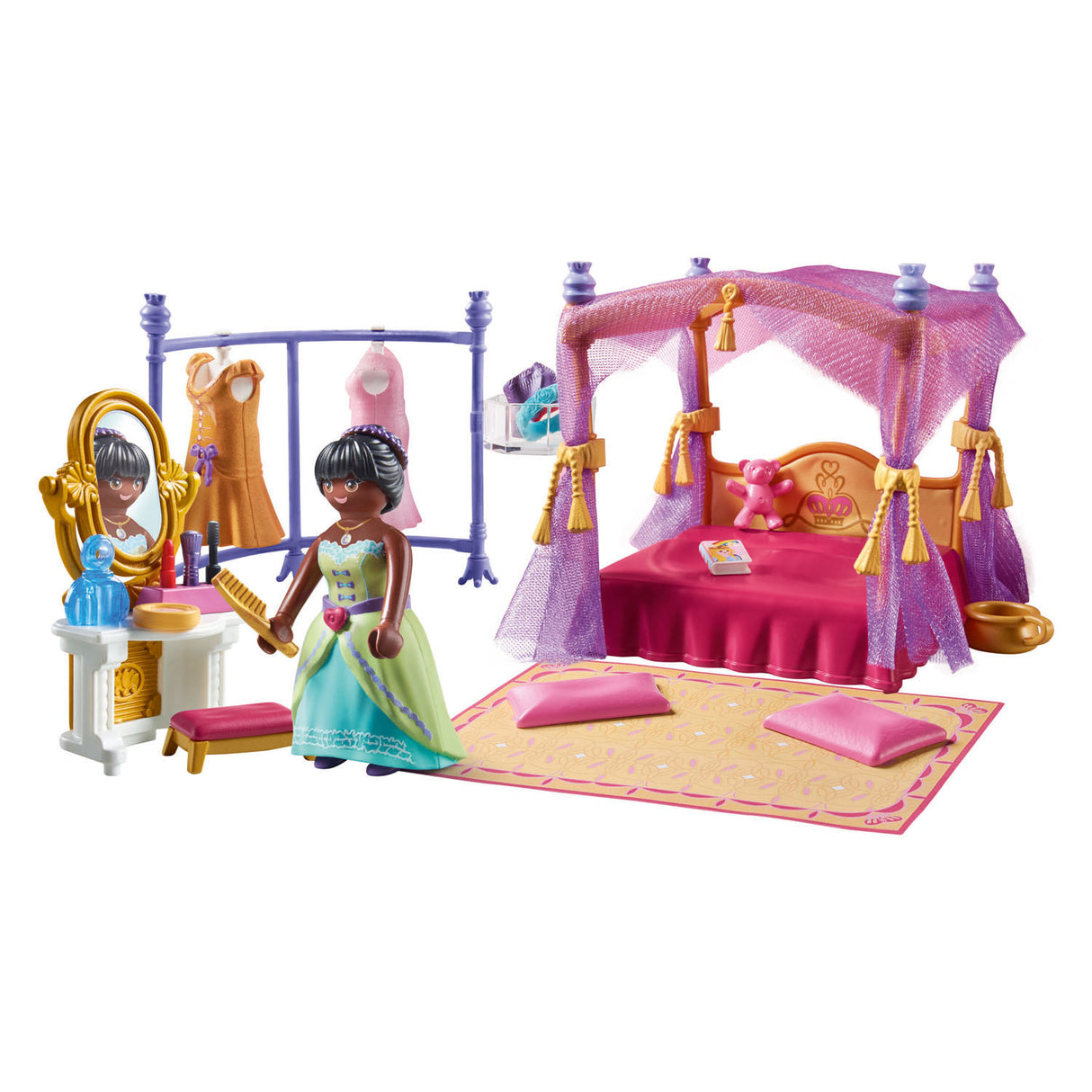 Playmobil prinsesse magisk soveværelse med påklædningsværelse - 71847