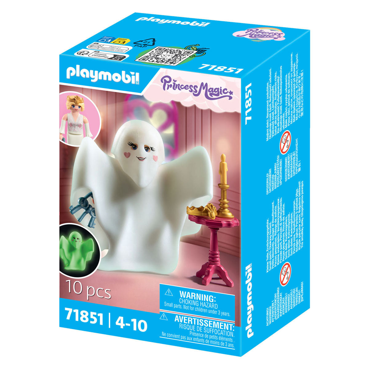 Playmobil prinsesse magisk spøgelse kostume til prinsesse 71851