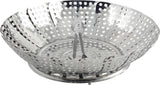 Metaltex grøntsagsdamper dampkurv rustfrit stål 14-23cm