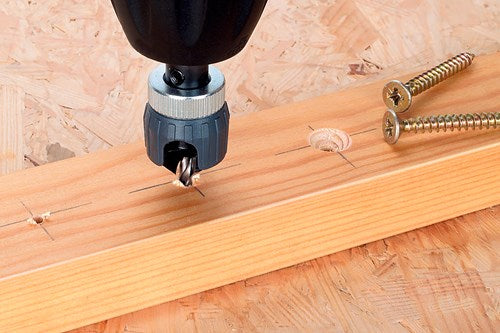 Wolfcraft - forsænket boredybdestop - ø 4 - 5 mm - forbor - 2544000
