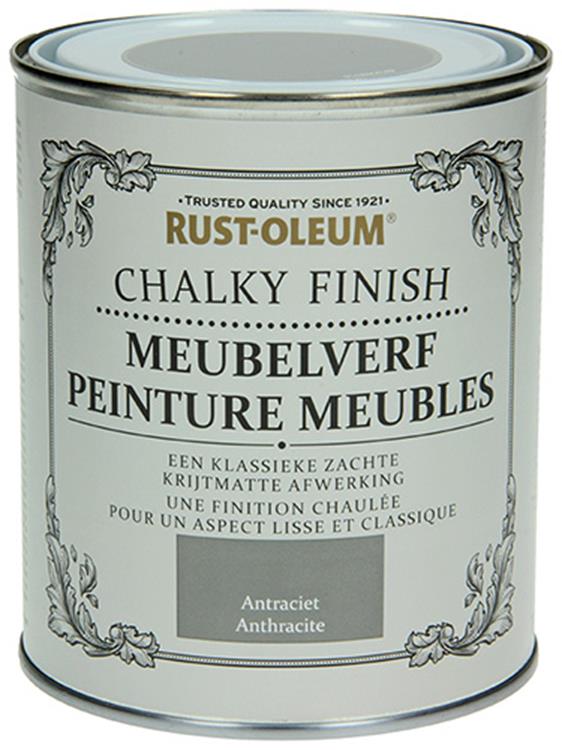 Rust-oleum 1050968 - møbelmaling antracit 750 ml | 1 stk