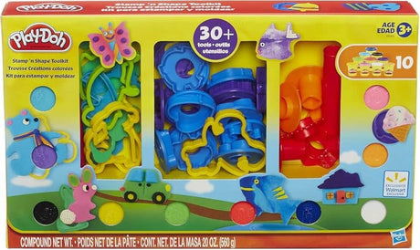 Hasbro play-doh værktøjssæt med +30 dele 10 lerpotter