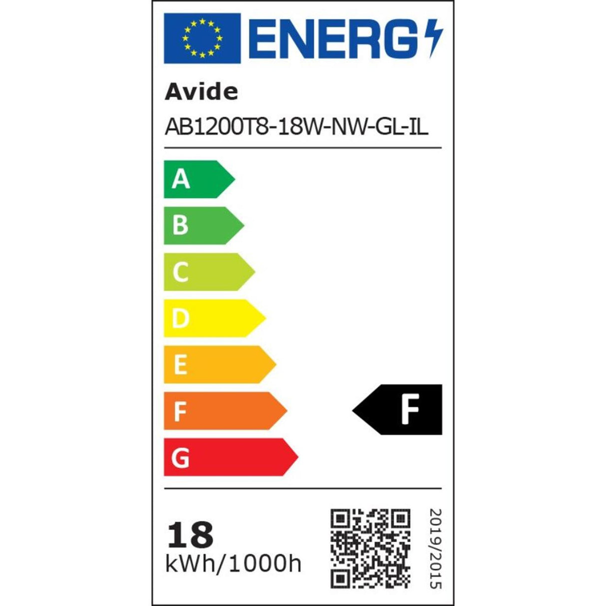 Avide LED-rør 120cm 18w G13 fitting 4000k neutral hvid 2160 lumen