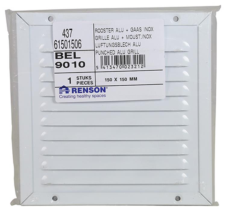 Renson 1008573 - klinge r. 437 hvid 150x150mm | 5 stk
