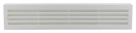 Renson 1006387 - deurrooster 761 pvc ral 9010 450x90mm | 2 stuks