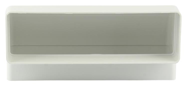 Renson 1006404 - PVC hjørneforbindelse vert.90° 7015 hvid 204x60mm | 3 stk