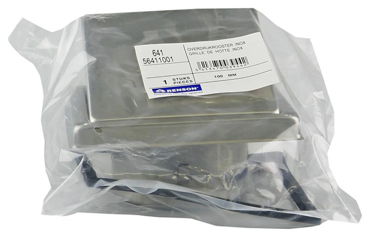 Renson 1006332 - emhætte gitter 641 rustfrit stål ø 100 | 2 stk