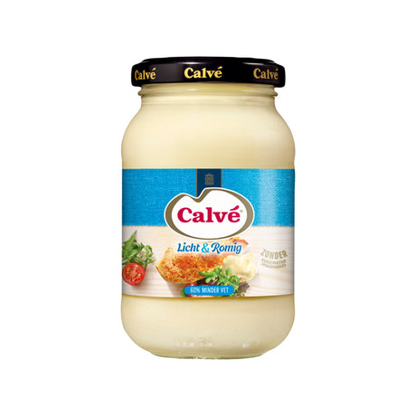 Calve mayonnaise let cremet (6x 650 ml)