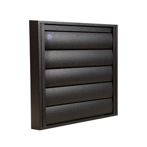 Renson 1057999 - emhætte gitter 433 (210x210) ral 9005 sort | 2 stk