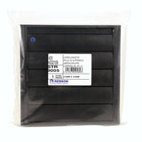 Renson 1057999 - emhætte gitter 433 (210x210) ral 9005 sort | 2 stk