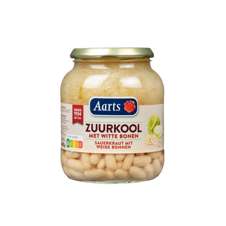 Aarts zuurkool witte bonen glas (6x 720ml)