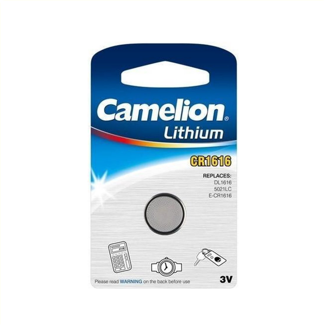 Camelion CR-1616 3V lithium-knapcelle pr. Stykke