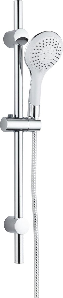 Schütte liana brusesæt med håndbruser - ø 12 cm - 5 positioner - 70 cm brusestang - 150 cm slange - krom