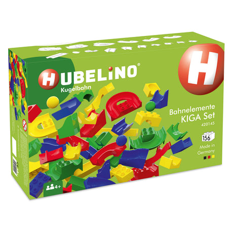 Hubelino marmorbane kiga skolesæt baneelementer, 156 dele