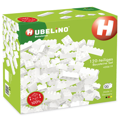 Hubelino byggeklodser hvid - 120 stk.