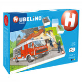 Hubelino blokpuslespil brandvæsen - 35 stk.
