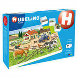 Hubelino blokpuslespil livet på gården - 35 stk.
