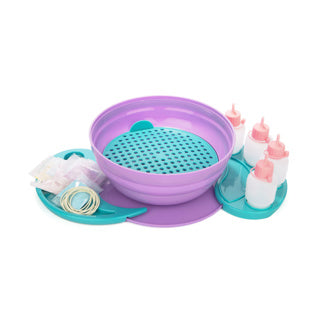 Tie dye station pastel fest
