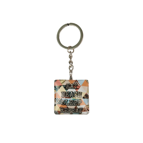 Gerkimex nøglering med tekst 3,5x3,5x2cm