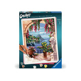 Ravensburger maling efter tal sæt - lago maggiore kunstpakke.