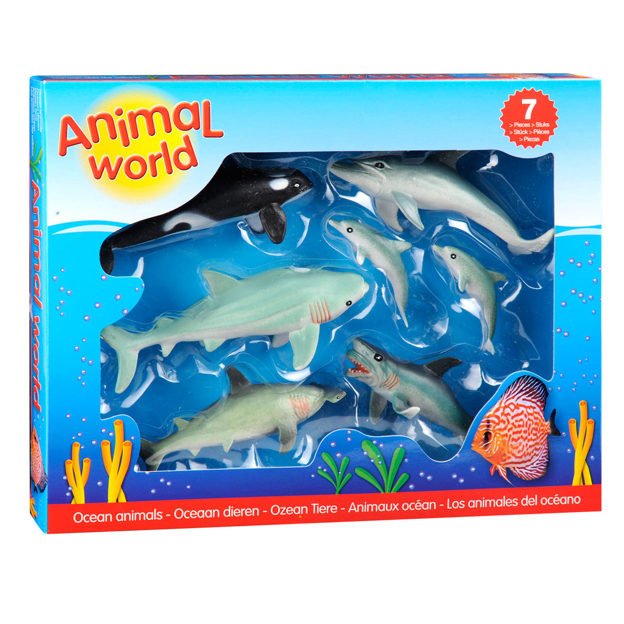 Johntoy Ocean Dieren Giftbox, 7 ..