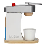 Jouéco kaffemaskine i træ med tilbehør