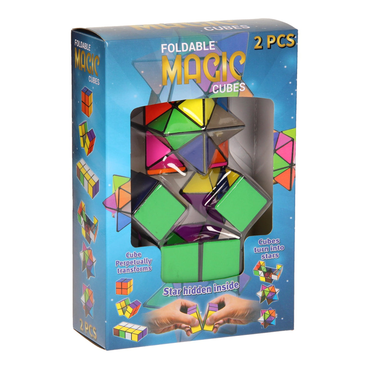 Johntoy magic cube foldbar, 2 stk.