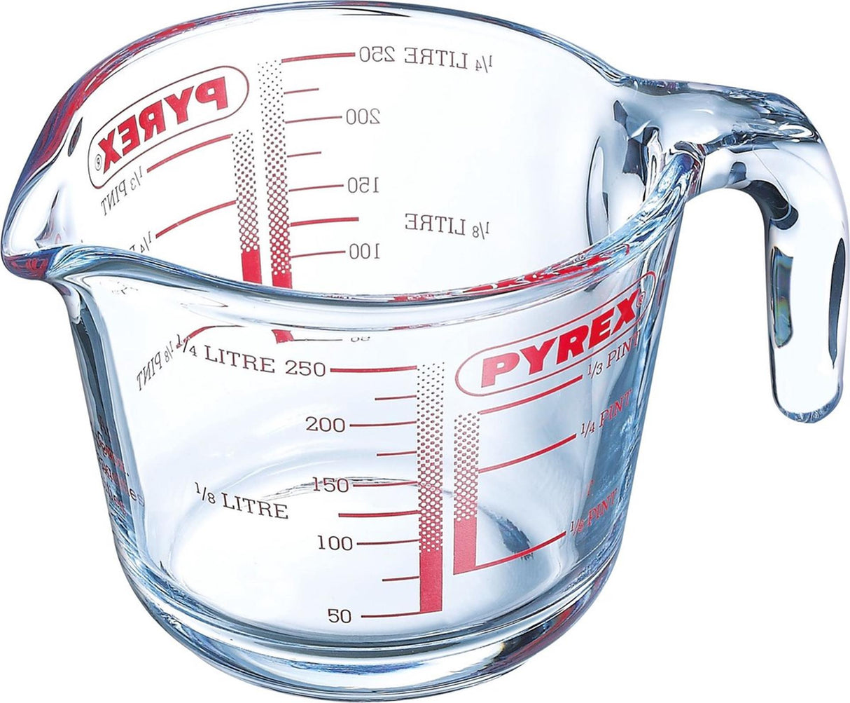 Pyrex målebæger glas 250ml ã˜9cm