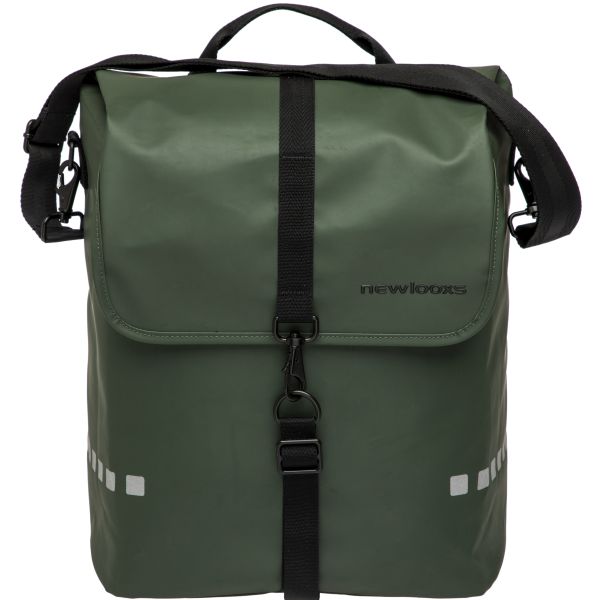 Odense Single Bicycle Bag - Vand -Repellent - 17,5L - Black Green