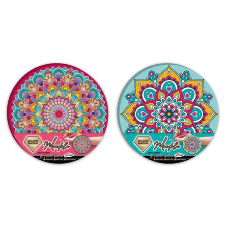 Kreativt håndværksgruppe diamantmaleri mandala lærred ø30cm