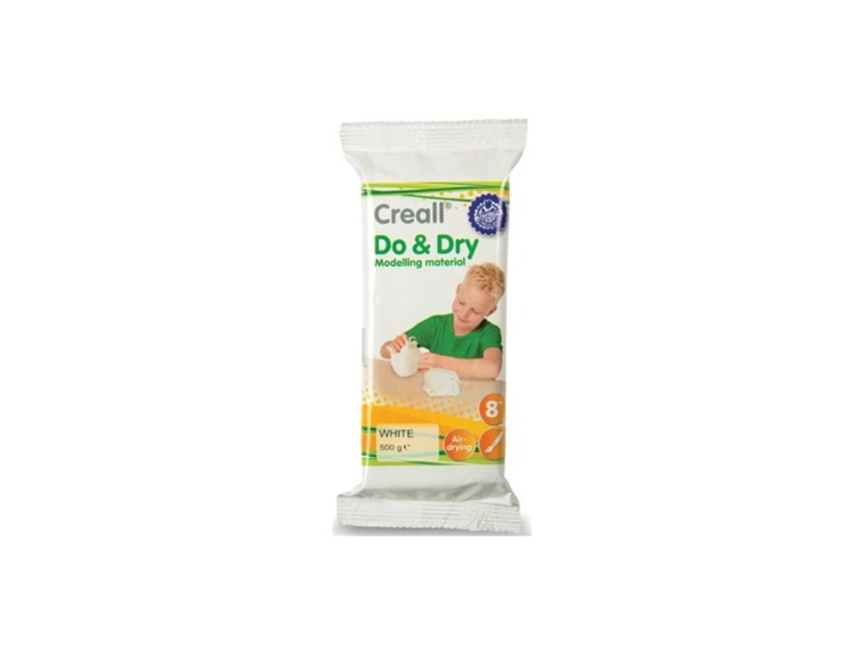 Creall do tørt ler 500g hvid