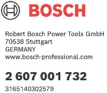 Bosch tilbehør bit ekstra hårdt sekskant 3, 49 mm 3 stk - 2607001732