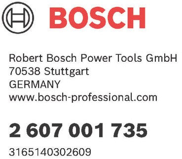 Bosch tilbehør bit ekstra hårdt sekskant 6, 49 mm 3 stk - 2607001735