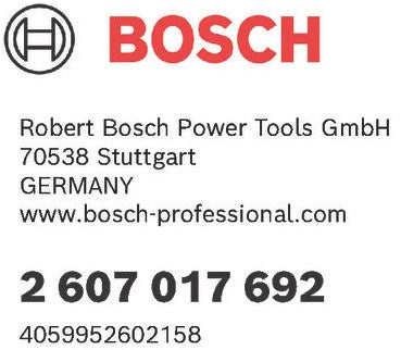 Bosch tilbehør 44+1-delt skruetrækker bit sæt og fatninger i kassette - 2607017692
