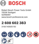 Bosch tilbehør skæreskive lige rapido multikonstruktion acs 46 v bf, 125 mm, 22,23 mm, 1,6 mm - 1 stk - 2608602383
