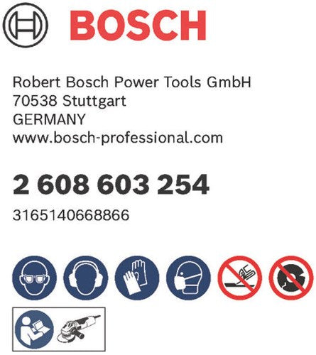 Bosch tilbehør bosch skæreskiver metal rustfrit stål 115mm x 1mm | pr. 10 - 2608603254