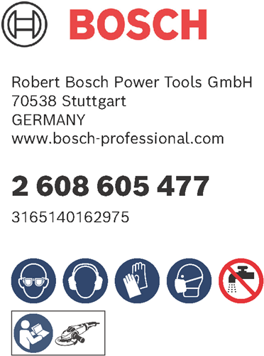Bosch tilbehør fiberslibeskive 125 r444, ekspert til metal, 80 - 2608605477