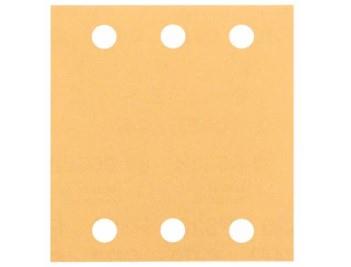 Bosch sandpapir 115x107mm k80 rød (10 stk) (nml)