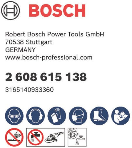 Bosch tilbehør x-lock diamantskive standard til keramik 125 x 22,23 x 1,6 x 7 mm - 1 stk. - 2608615138