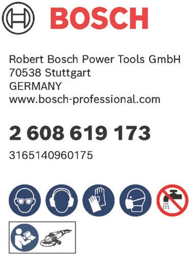 Bosch tilbehør x-lock fiberskive, 125mm, g 60, r444, ekspert til metal - 1 stk. - 2608619173