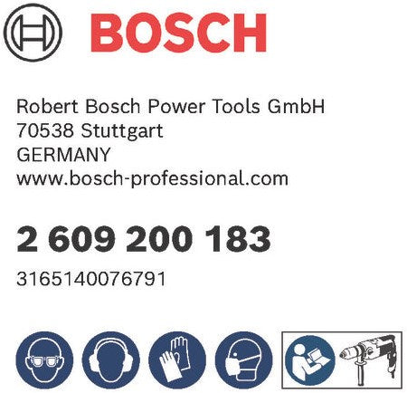 Bosch accessoires lamellen stiftschijf 6 mm, 60, 60 mm, 40 mm - 2609200183