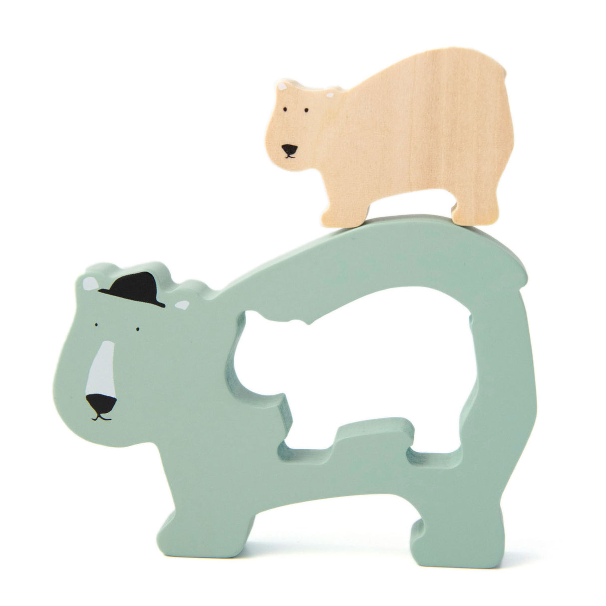Trixie Wood Baby Puzzle Mr. Bear
