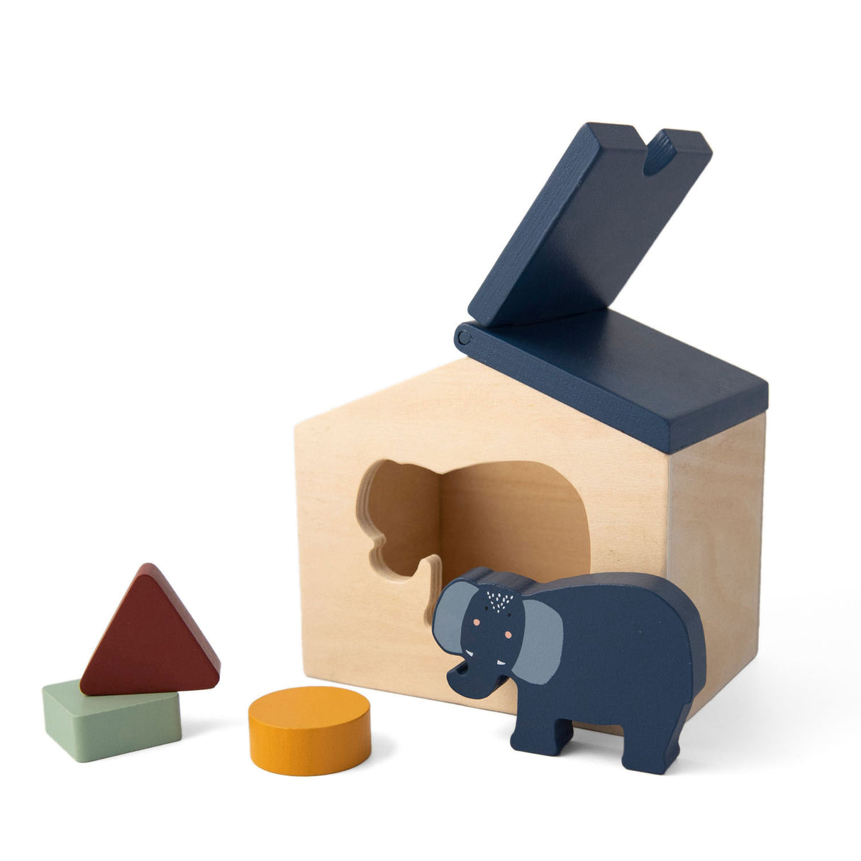Trixie træhus med blokke fru Elephant