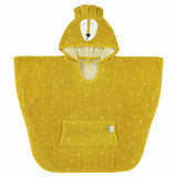 Trixie poncho - mr. løve - 100% økologisk bomuld - barnebadekappe med hætte - med flotte detaljer