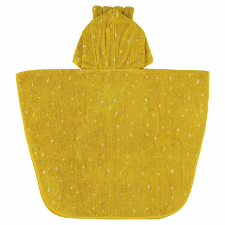 Trixie poncho - mr. løve - 100% økologisk bomuld - barnebadekappe med hætte - med flotte detaljer
